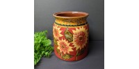 Vase Sunflower Pier 1 Imports, poterie 